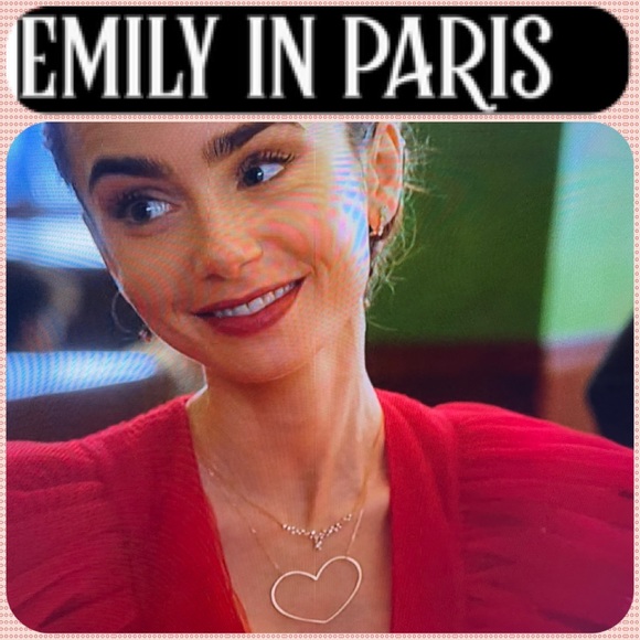 Rose gold sterling silver crystal heart 💖 necklace - Picture 1 of 15